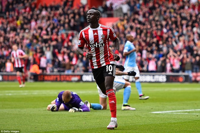 Sadio Mane khiến Manchester City ôm hận. (Nguồn: Getty Images)