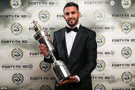 Giá trị của Riyad Mahrez tăng gấp 100 lần