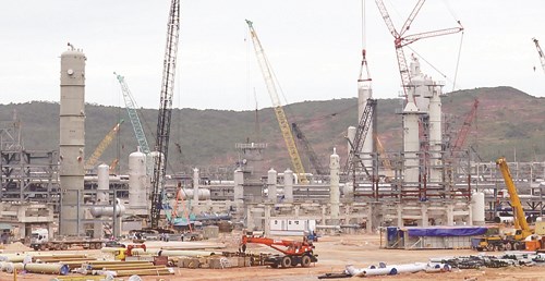 Construction site of Nghi Son oil refinery project (Source: Internet)