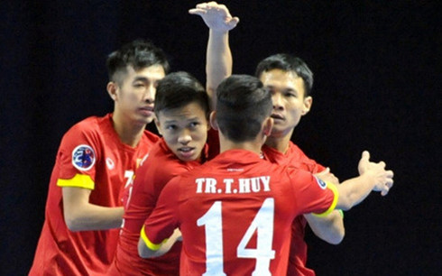 ĐT Futsal Việt Nam lần đầu tiên có vé dự World Cup (Ảnh: AFC).