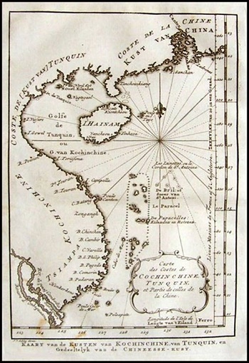 A map of Vietnam's sea on display for the first time in the US last week. (Source: Tran Thang/VNA)