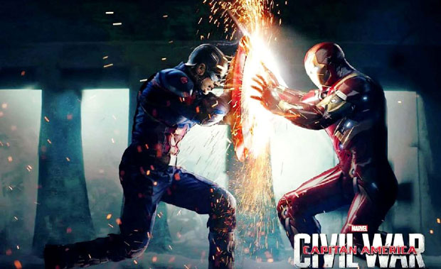 Một cảnh trong bộ phim “Captain America: Civil War”.