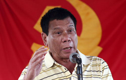 Tân Tổng thống Philippines, Rodrigo Duterte. 		                          Ảnh: Reuters