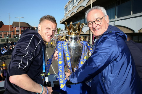 Vardy và HLV Ranieri