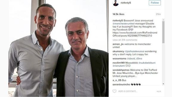 Rio chào đón Jose Mourinho.