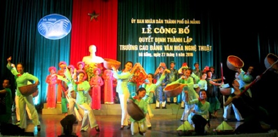 A musical performance at the ceremony