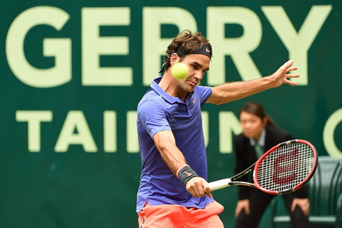 Federer đang chơi tốt tại giải Halle Open. (Ảnh: Getty). 