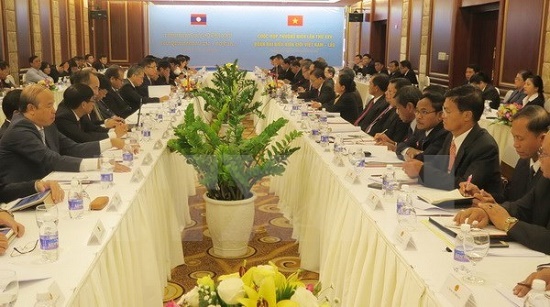 The 25th meeting of the Vietnamese and Lao border delegations in Da Nang city on June 20 (Photo: VNA)