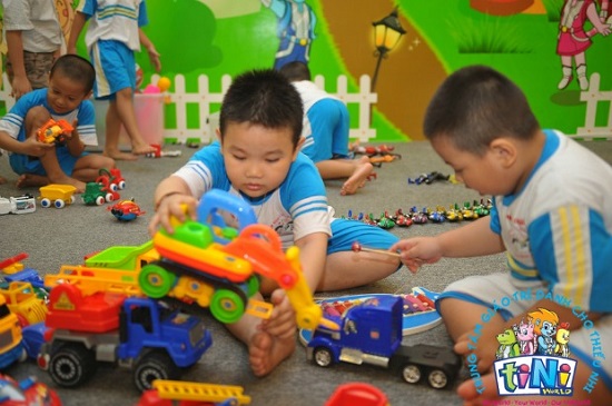 Local children playing 