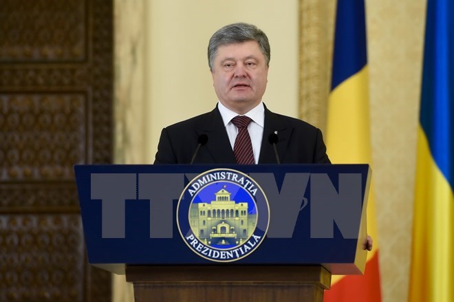 Tổng thống Ukraine Petro Poroshenko. (Nguồn: AFP/TTXVN)