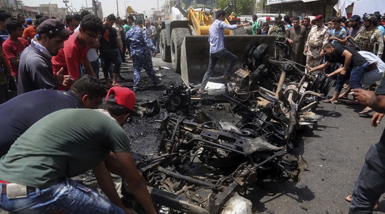 Cách đây hai tuần, Baghdad cũng phải hứng chịu vụ đánh bom đẫm máu khiến hơn 90 người thiệt mạng.