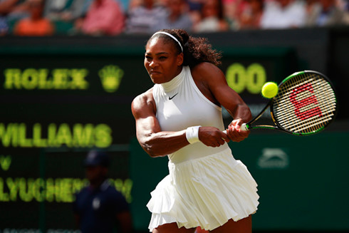 Serena đã có mặt ở bán kết Wimbledon. (Ảnh: Getty). 