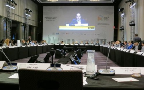 Scene at the 2016 World Cities Summit Mayors Forum (Photo: worldcitiessummit.com.sg)