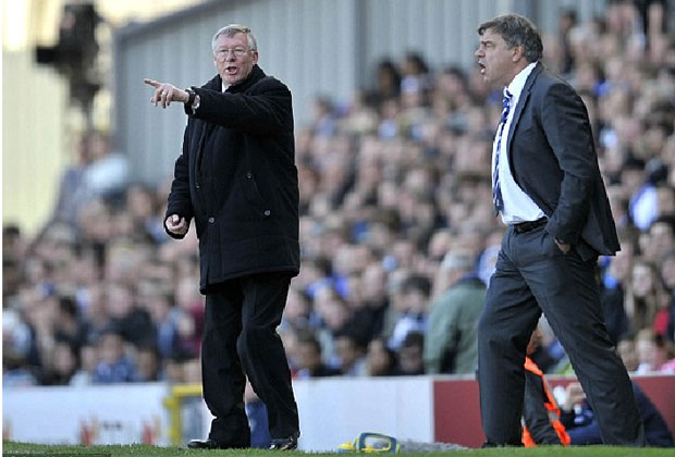 Sir Alex Ferguson (trái) ủng hộ Sam Allardyce (phải) dẫn dắt “Tam sư”.