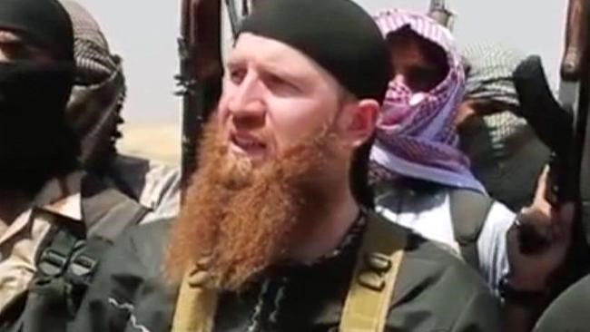 Omar al-Shishani, một thủ lĩnh cấp cao của IS. (Nguồn: AP)