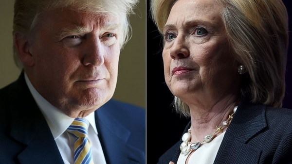 Hai ứng cử viên hàng đầu trong cuộc chạy đua vào Nhà Trắng Hillary Clinton và Donald Trump. (Nguồn: ABC)