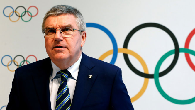 Chủ tịch Thomas Bach cho biết IOC đang tìm kiếm cơ sở pháp lý để có thể cấm tất cả các VĐV Nga tham dự Olympic Rio 2016. Ảnh: Reuters