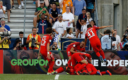 PSG có bàn mở tỉ số từ rất sớm (Ảnh: Getty Images).