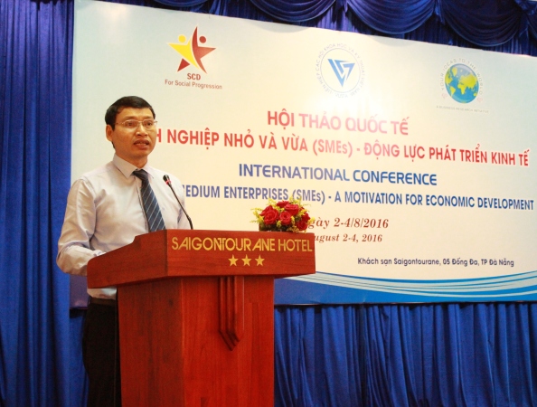 Vice Chairman Minh speaking at the workshop (Photo: dangcongsan.vn)    