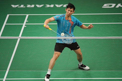 ay vợt cầu lông số một Việt Nam- Tiến Minh sẽ tiếp tục tranh tài với đối thủ người Áo- David Obernosterer. (Ảnh: Getty)
