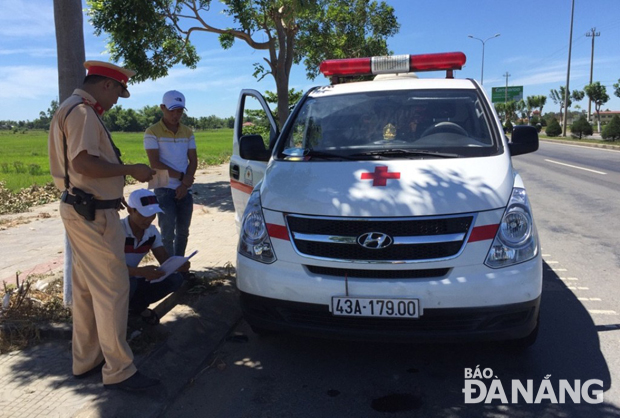 Dealing with an unlicenced ambulance