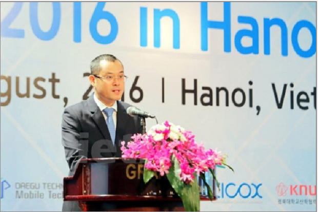 Deputy Minister of Science and Technology Pham Dai Duong speaks at the event (Source: VNA)