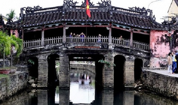 The Japanese Covered Bridge in Hoi An City, located in the central Vietnamese province of Quang Nam Tuoi Tre