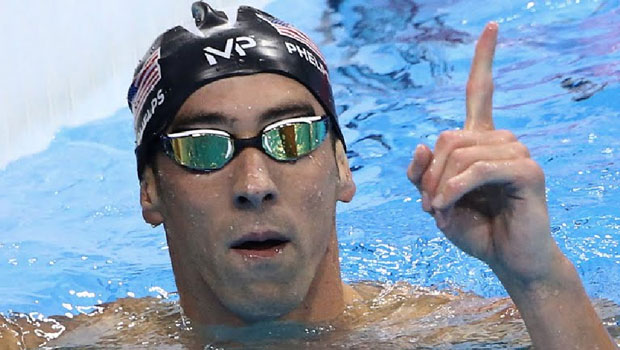 Kình ngư người Mỹ Michael Phelps.