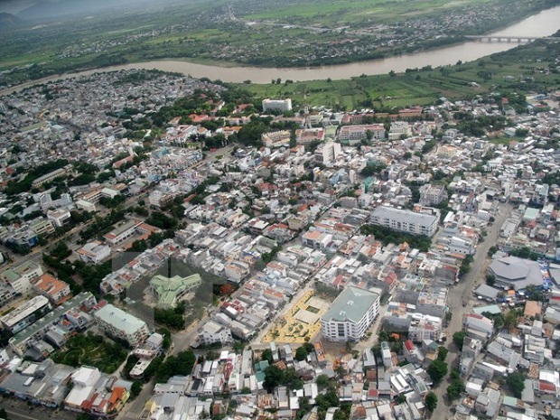 An aerial view of Phan Rang City (Photo: internet)