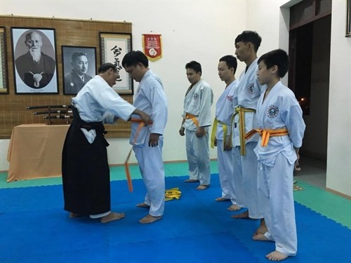 Trainees join an Aikido course at Aikido Yoseikan Da Nang club (Source: Aikido Yoseikan Da Nang)