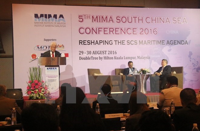 The conference, themed “Reshaping the East Sea Maritime Agenda”, takes place on August 29-30 (Photo: VNA)