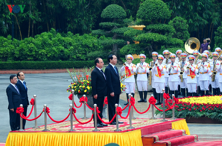 Trong chuyến thăm của Tổng thống Hollande, Việt Nam và Pháp sẽ trao đổi các biện pháp thúc đẩy một số thỏa thuận hợp tác quan trọng trong nhiều lĩnh vực.