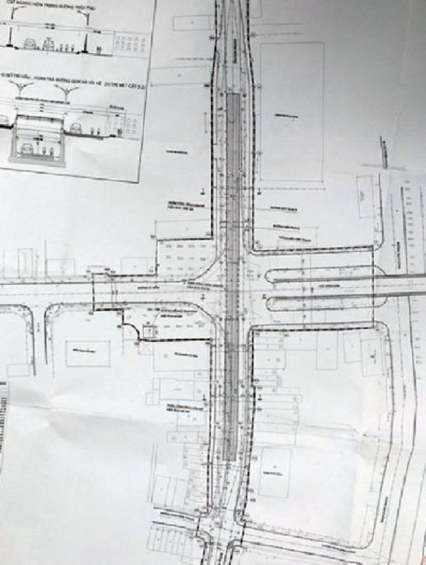 An architectural model of the tunnel