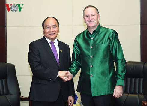 Thủ tướng Nguyễn Xuân Phúc và Thủ tướng New Zealand John Key