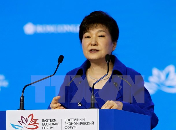 Tổng thống Hàn Quốc Park Geun Hye. (Nguồn: EPA/TTXVN)