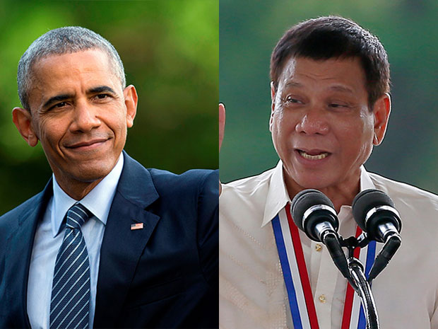 Tuần trước, Tổng thống Mỹ Barack Obama đã hủy cuộc gặp với Tổng thống Philippines Rodrigo Duterte. 							        	                      Ảnh: AP