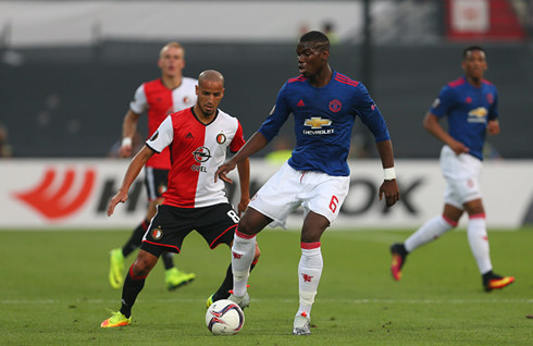 Pogba tiếp tục thể hiện phong độ kém thuyết phục. (Ảnh: Getty)