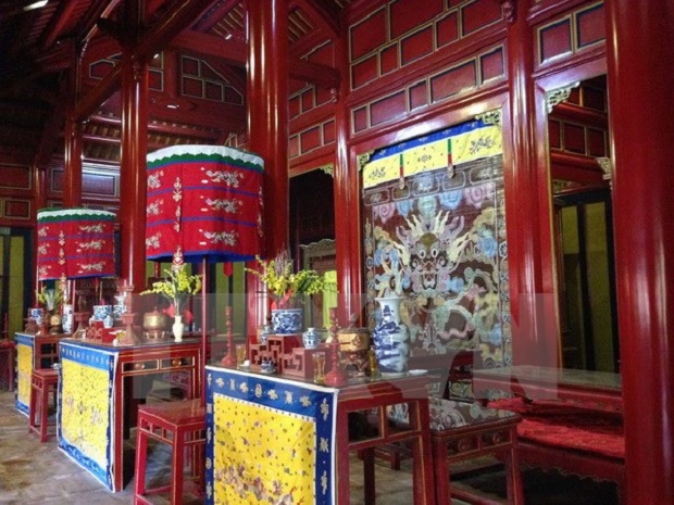  Altars inside Trieu Mieu (Photo: VNA)