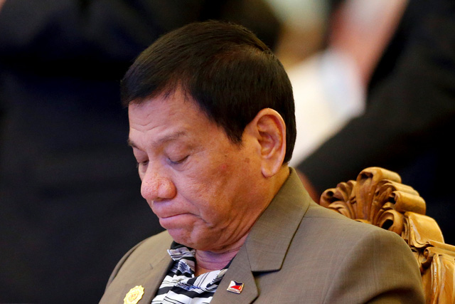 Tổng thống Philippines Rodrigo Duterte (Ảnh: Reuters)