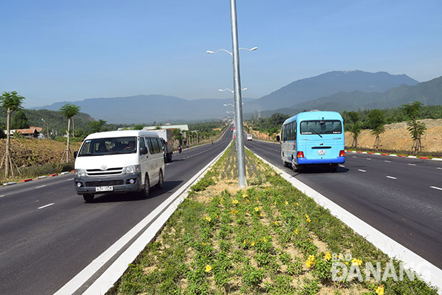 Dự án đường Hoàng Văn Thái nối dài đi Bà Nà đang mang lại hiệu quả cao. 