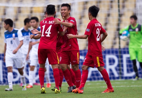 U16 Việt Nam đã có mặt ở bán kết giải U16 châu Á. (Ảnh: AFC). 