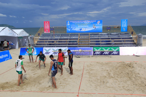 Sân đấu và khán đài giành cho bộ môn Kabaddi.