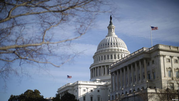 Quốc hội Mỹ đang xem xét dự luật cấp kinh phí tạm thời cho chính phủ liên bang. Ảnh: Reuters