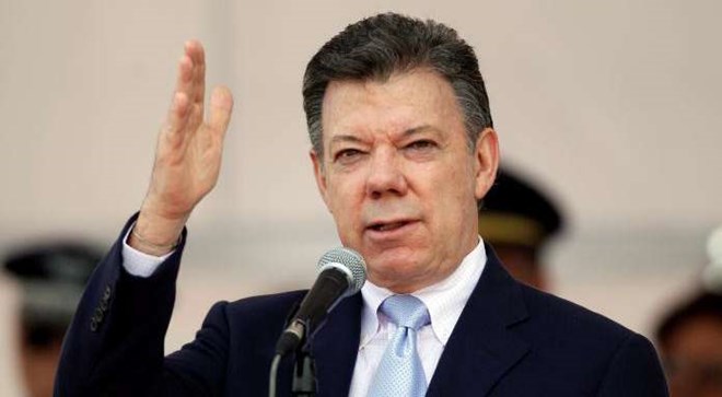 Tổng thống Colombia Juan Manuel Santos. (Nguồn: libertytvradio.com)