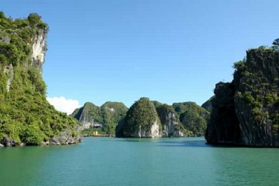 A view of Ha Long Bay. Photo by AFP