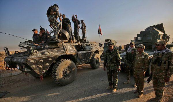 Lực lượng Iraq đang tiến hành chiến dịch tái chiếm Mosul. Ảnh: AFP