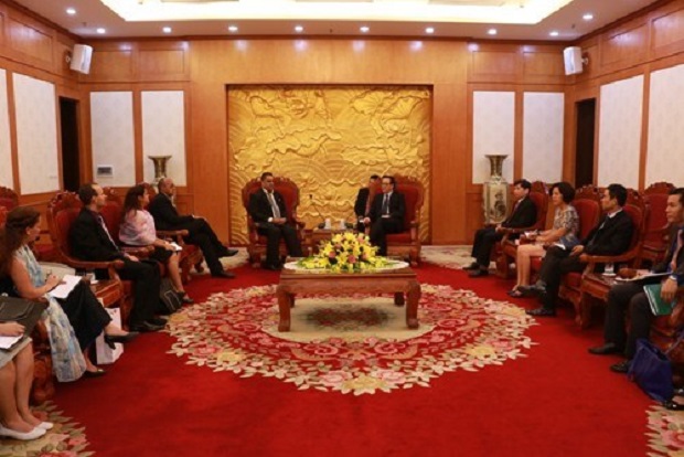 At the meeting (Source: doanthanhnien.vn)