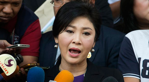 Cựu Thủ tướng Thái Lan Yingluck Shinawatra có 45 ngày kháng cáo. 			               Ảnh: AP