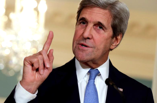 Ngoại trưởng Mỹ John Kerry nhấn mạnh về mối quan hệ ổn định, vững chắc với Philippines. Ảnh: Reuters