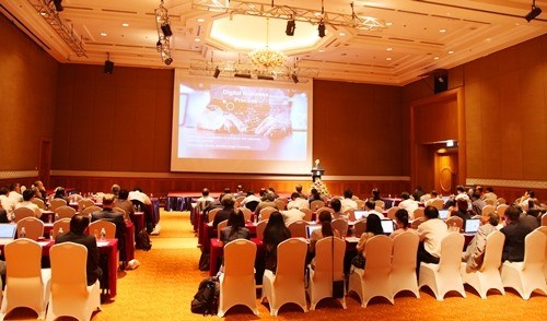 The scene of the 2016 Asia Pacific IT Conference in Ha Noi. (Source: doisongphapluat.com)